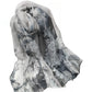Scarvii - Vibrant Peony Print Scarf - Light & Feminine