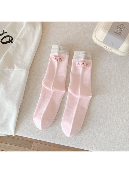 Rufia - Sweet Dog Label Mid-Calf Socks