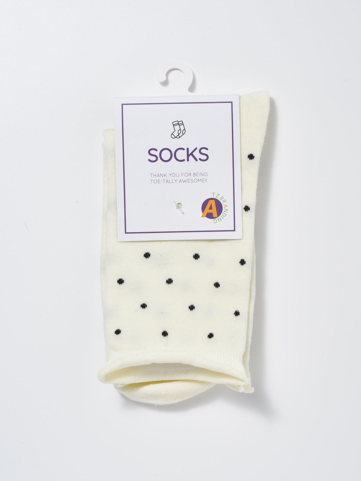 Rufia - Japanese Polka Dot Mid-Calf Socks