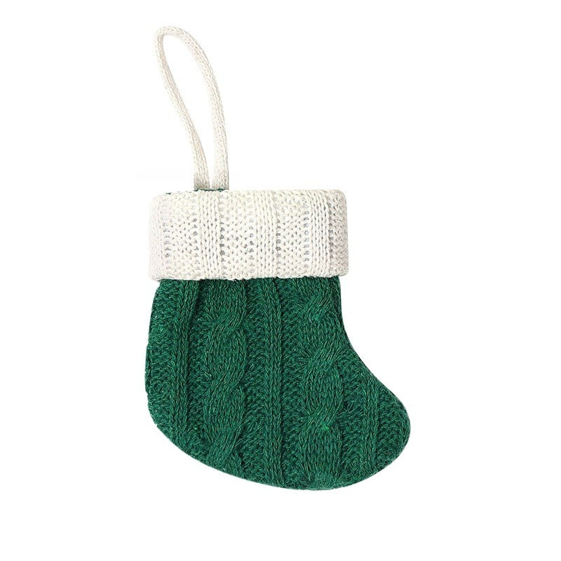 Xris - Knitted Christmas Stockings - Festive Home Décor Ornaments
