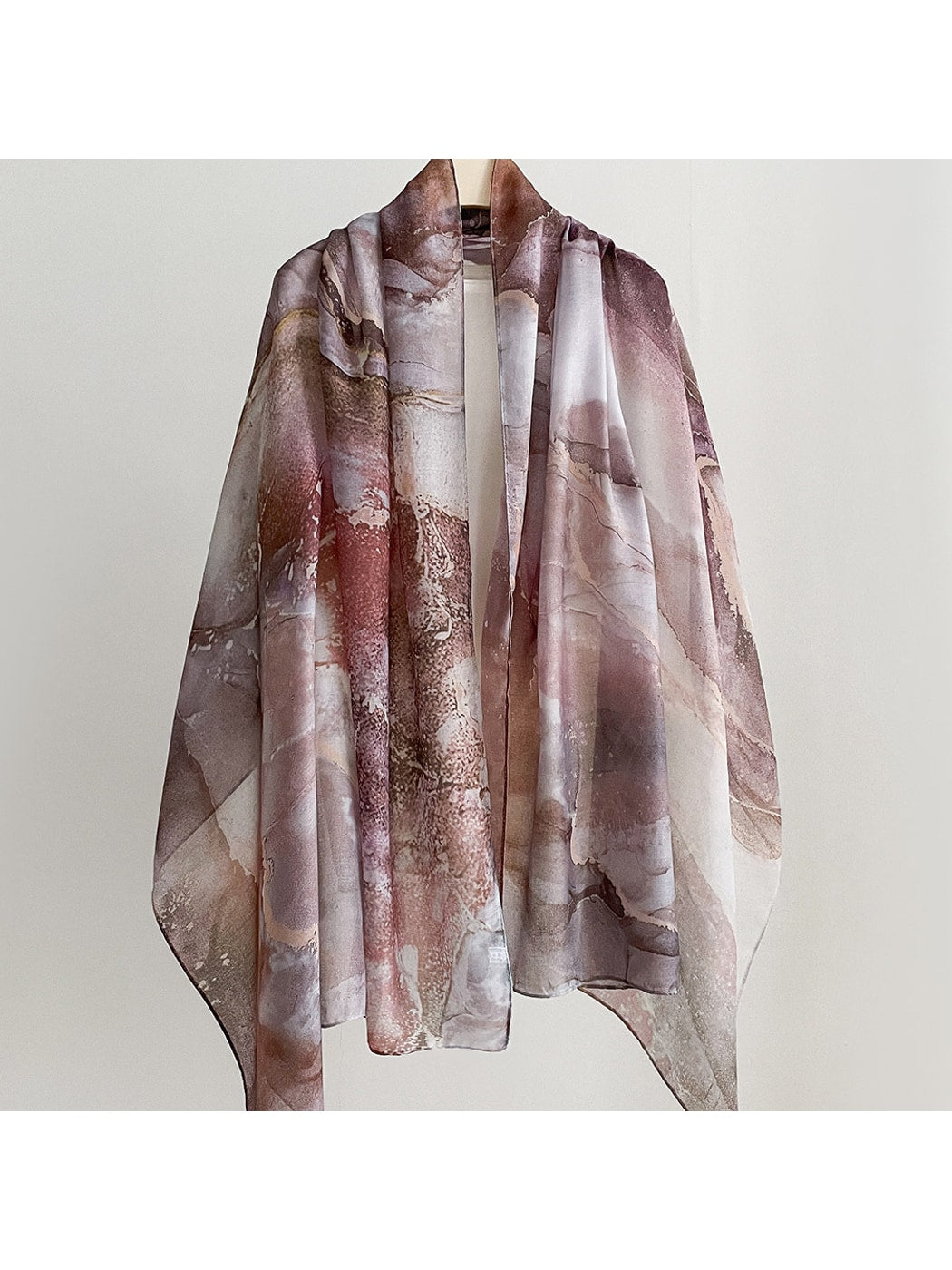 Scarvii - Vintage Floral Print Summer Wrap Scarf