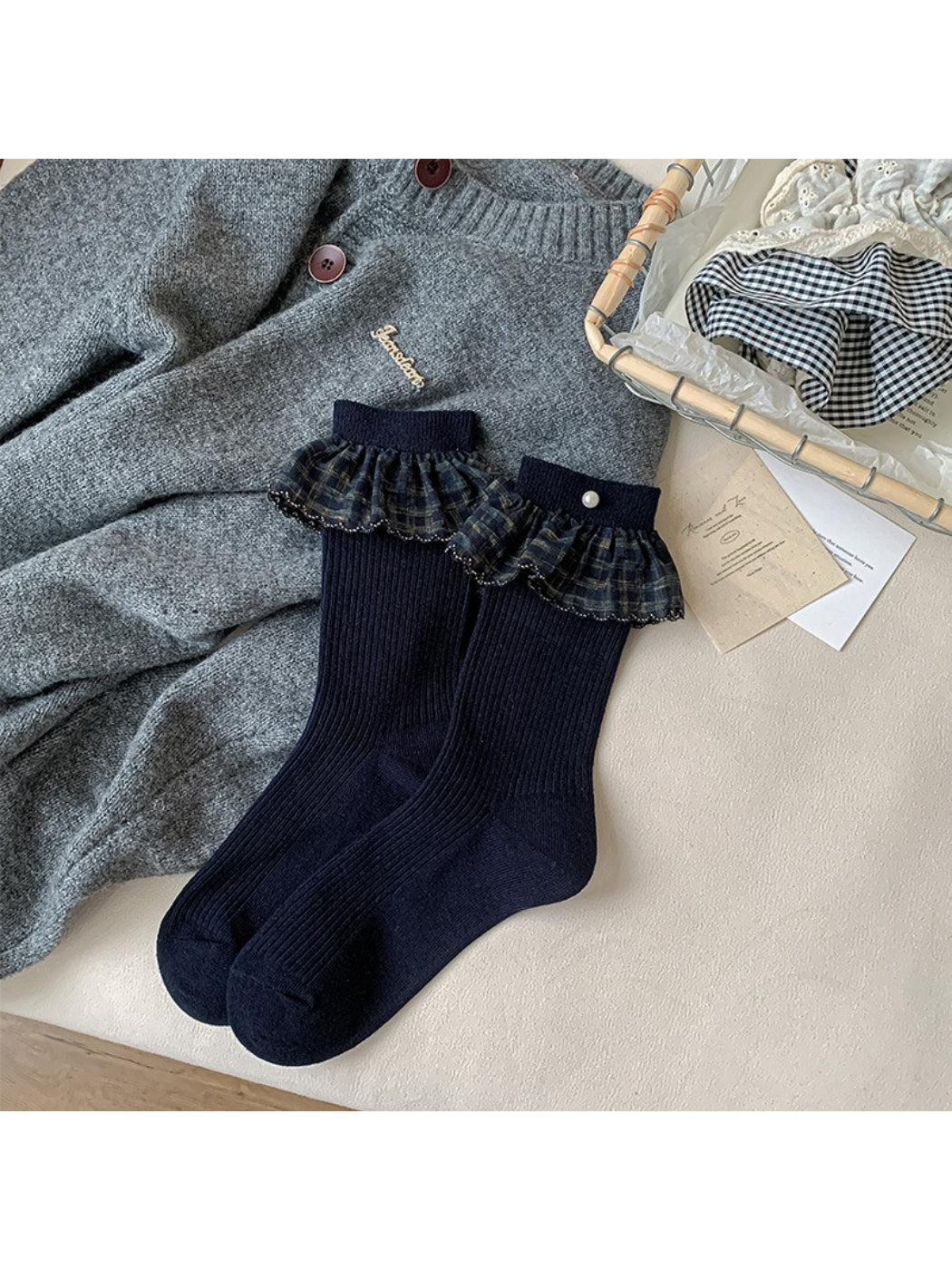 Rufia - Sweet Academy Crew Socks