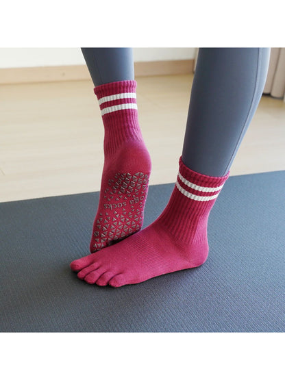 Rufia - Anti-Slip Five-Toe Yoga Socks