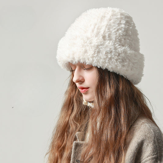 Haila - Furry Winter Knit Hat