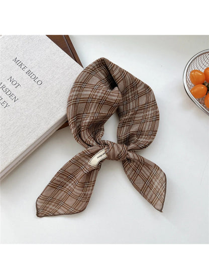 Scarvii - Vintage Print Square Scarf