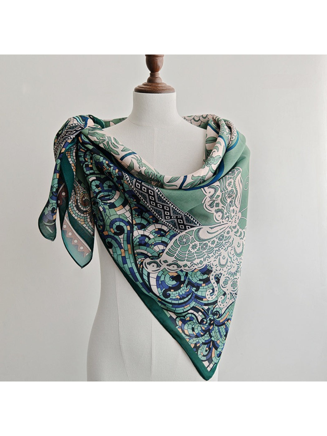 Scarvii Graphic Butterfly Square Scarf