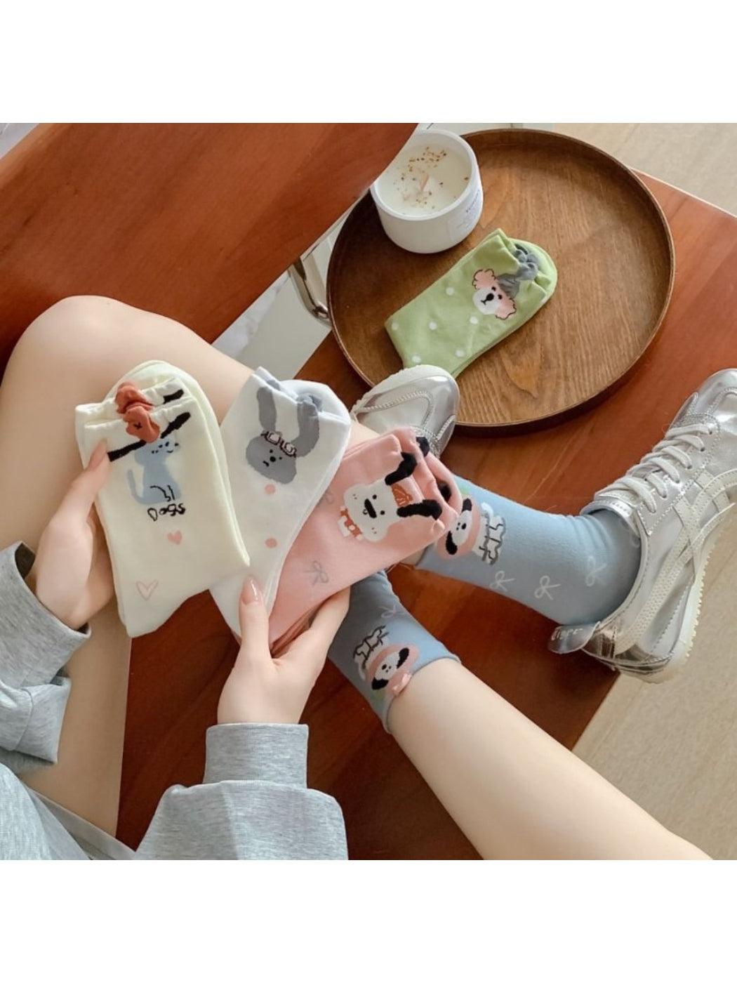 Rufia - Cute Cartoon Animal Crew Socks product image 3