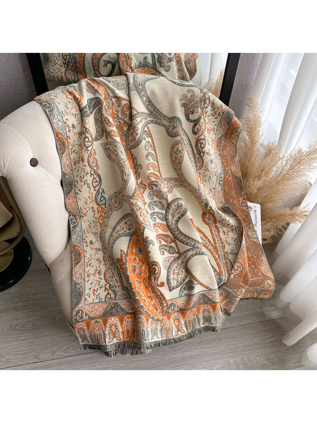 Scarvii – Bohemian Paisley Winter Scarf & Shawl