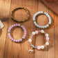 Bauai - 4 In 1 Boho Beaded Bracelet Set - Vintage & Stylish