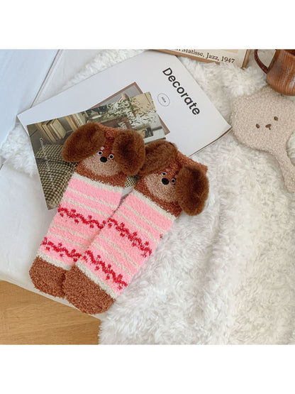 Rufia - Dachshund Plush Socks with Long Ears