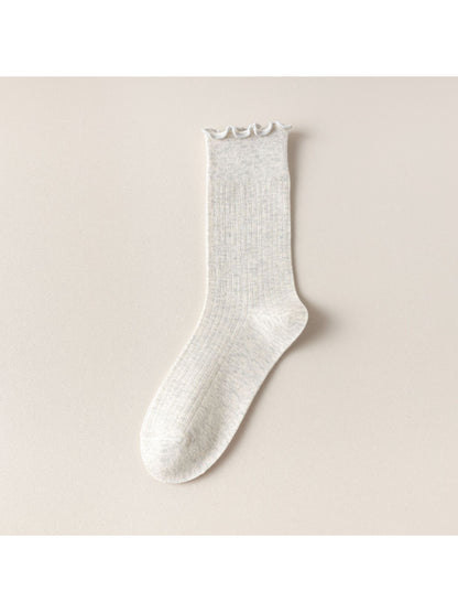 Rufia - Calm Tone Ribbed Crew Socks product image 6