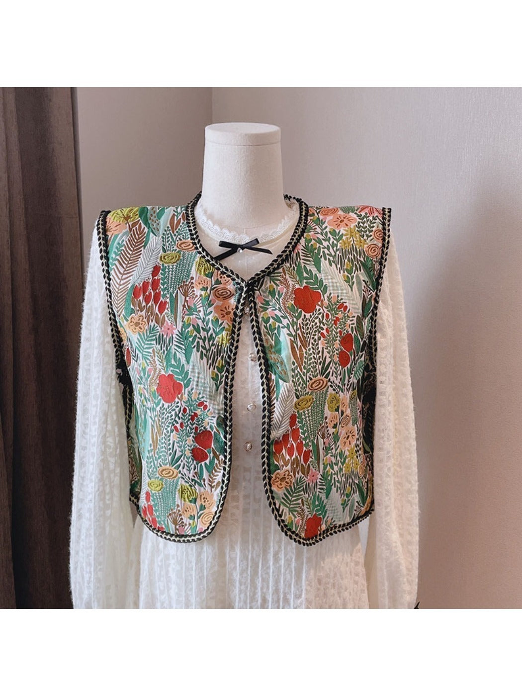 Crosa Bohemian Vest for Free-Spirited Style product shape