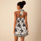 Troposa - Floral Halter Dress - Vacation Ready