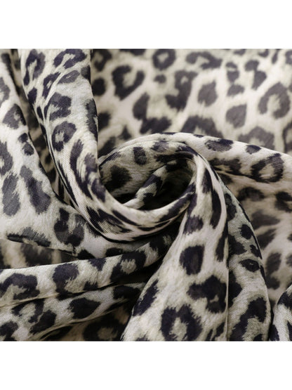 Scarvii - Autumn Leopard Print Travel Scarf for Women