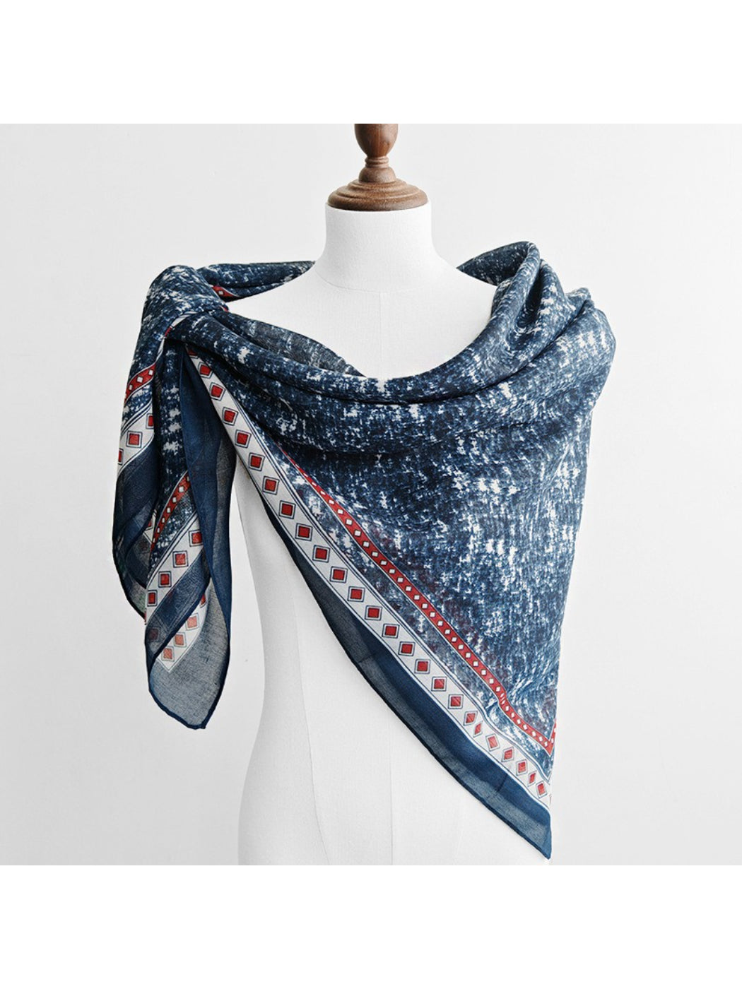 Scarvii Painterly Texture Square Scarf