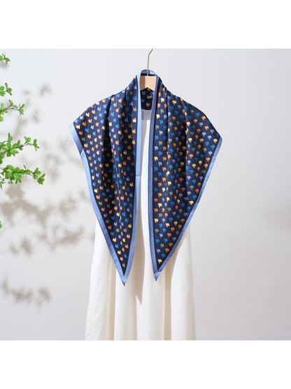 Scarvii - Sweet Printed Border Triangle Bandana