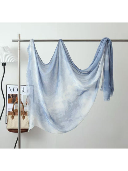 Scarvii - Abstract Tie-Dye Long Scarf