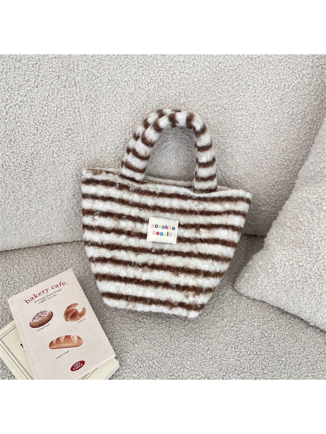 Cosbai - Mini Soft Textured Tote Bag