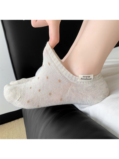 Rufia - Muted Polka Dot Low Ankle Socks
