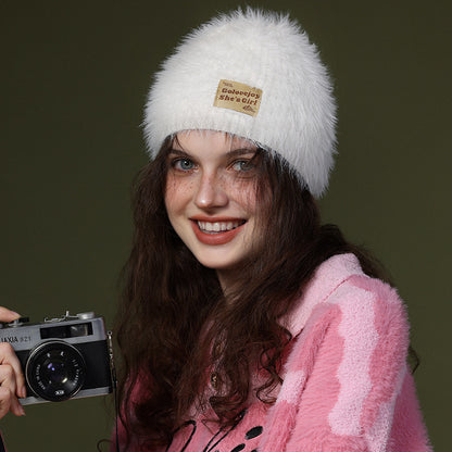 Haila Furry Women's Fashion Beanie main product view