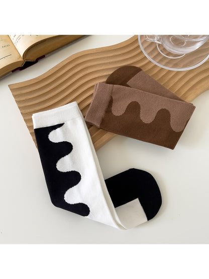 Rufia - Abstract Wave Crew Socks product image 2