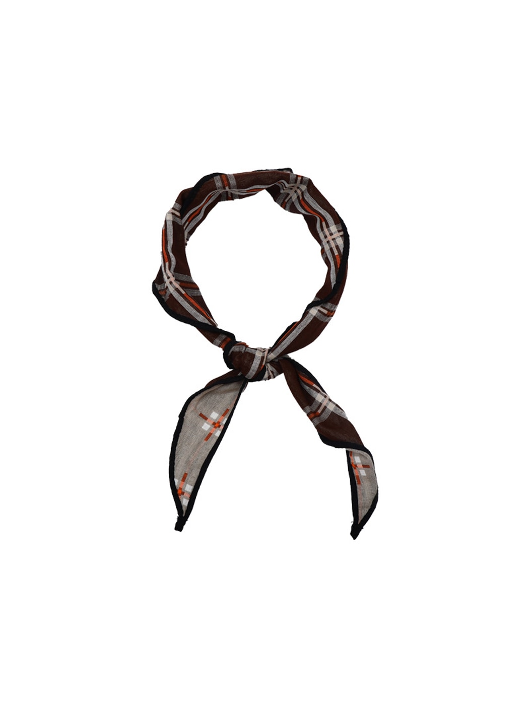 Scarvii - Vintage Plaid Geometric Triangle Bandana