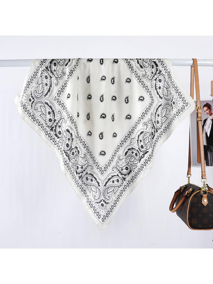 Scarvii - Classic Paisley Bandana Square Scarf