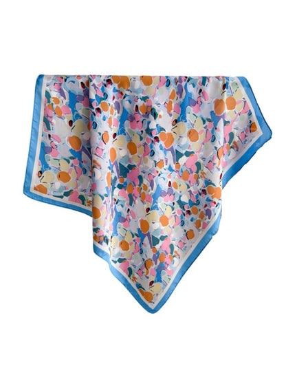 Scarvii - Colorful Dot Print Square Scarf