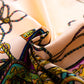 Scarvii - Vintage Print Square Scarf for Stylish Outfits