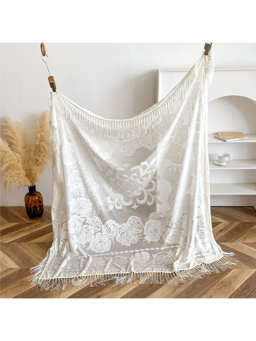 Scarvii - Ornate Scroll Wrap Scarf