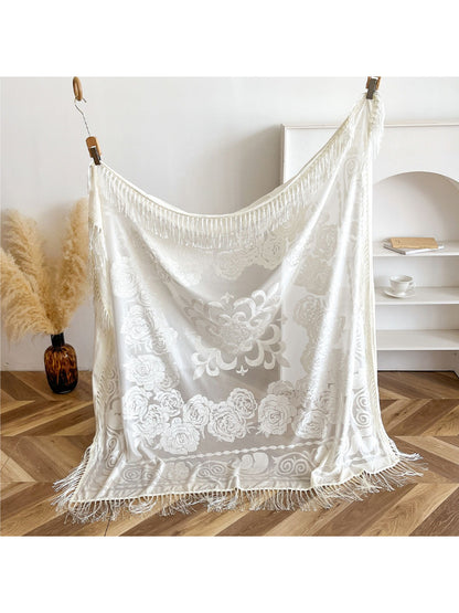Scarvii - Ornate Scroll Wrap Scarf