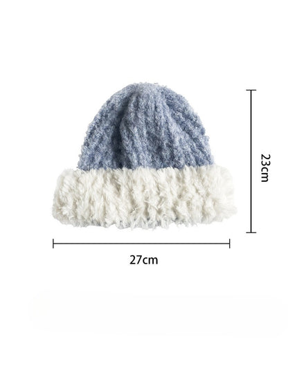 Haila - Soft Plush Cuffed Knit Beanie