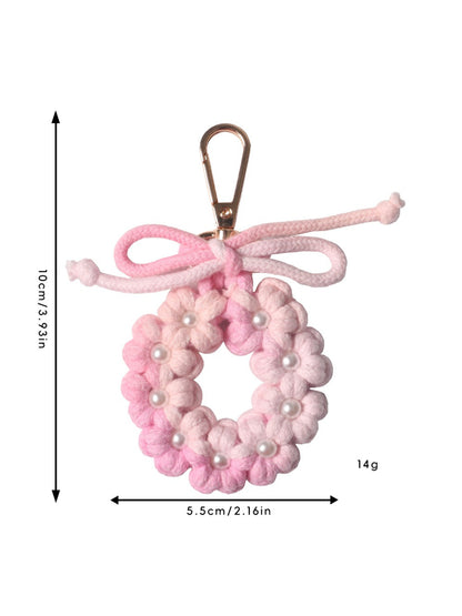 Koco Pastel Floral Wreath Keychain product shape