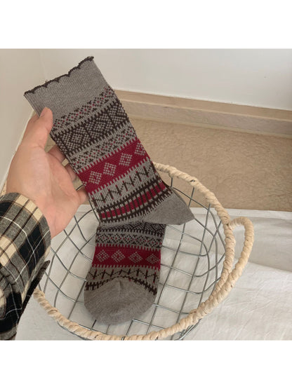 Rufia - Rustic Nordic Crew Socks