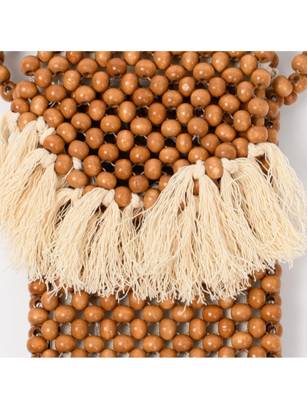 Cosbai - Beaded Woven Mini Crossbody Bag - Boho & Charm