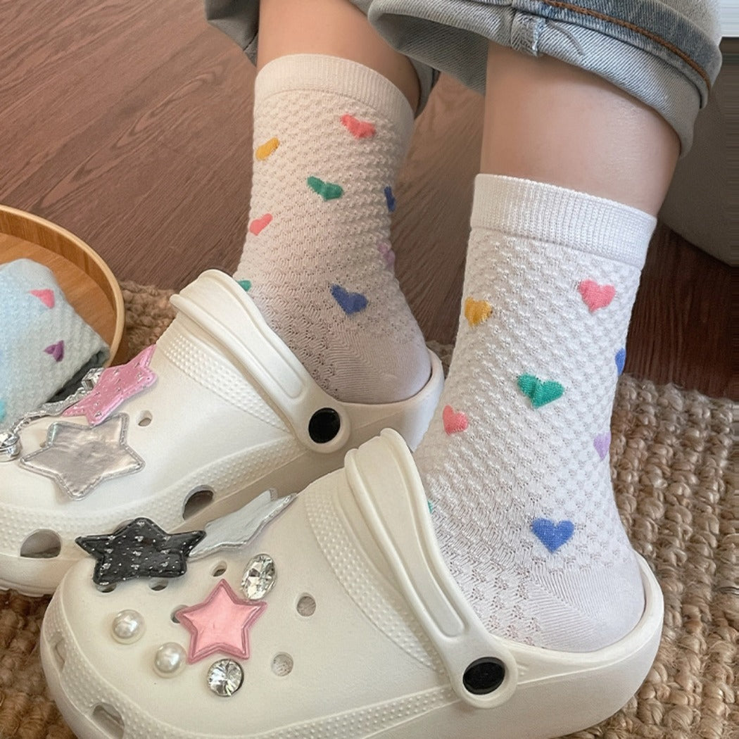 Rufia - Summer Colorful Heart Socks