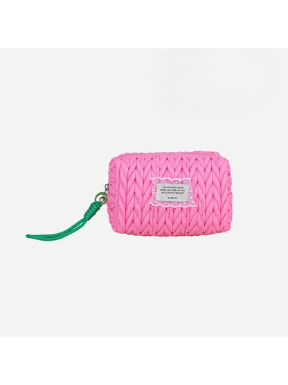 Cosbai - Metallic Quilted Puffer Makeup Bag detail view 4