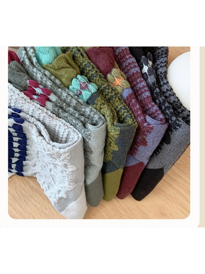 Rufia - Crafted Texture Crew Socks