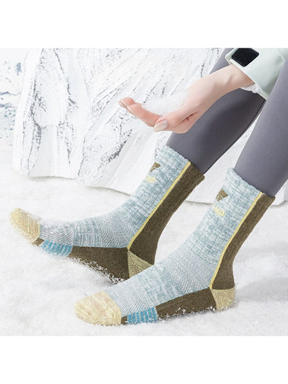 Rufia - Mixed Knit Crew Socks