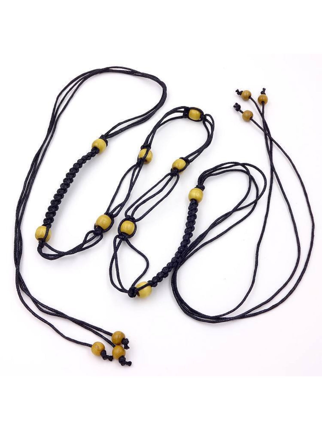 Beco Lightweight Braided Rope Bead Ends Adjustable Belt main product view