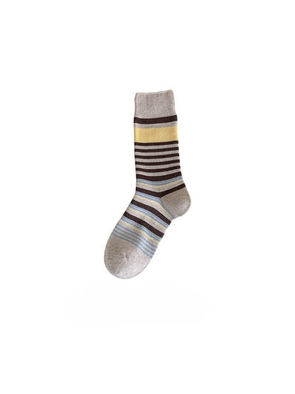 Rufia - Retro Multistripe Crew Socks