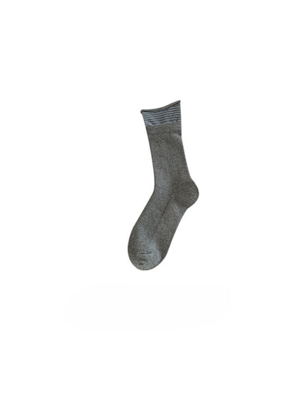 Rufia - Mixed Textured Pattern Crew Socks