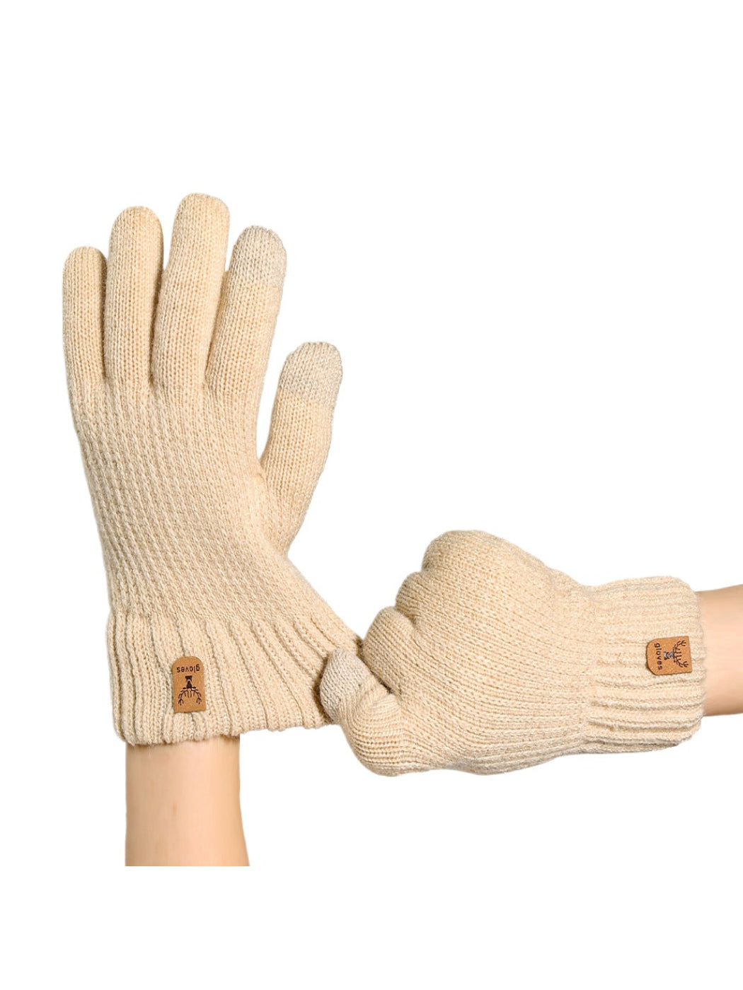Gloving - Textured Knit Winter Gloves