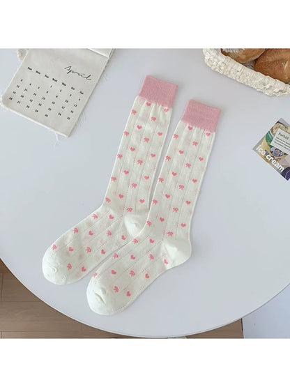 Rufia - Soft Heart Dot Crew Socks product image 5