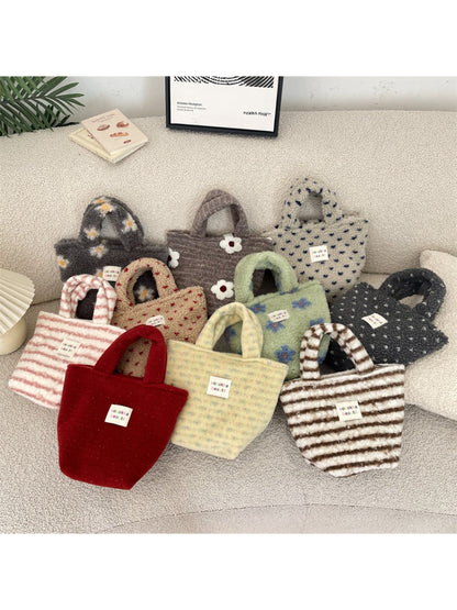 Cosbai - Mini Soft Textured Tote Bag