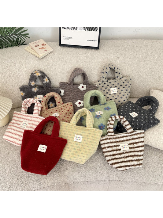 Cosbai - Mini Soft Textured Tote Bag