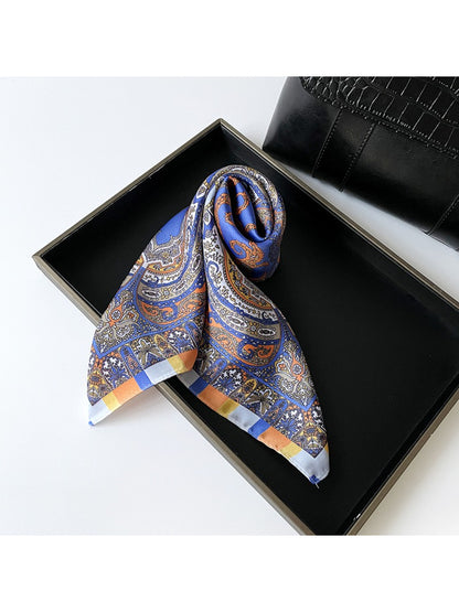 Scarvii - Everyday Paisley Print Square Scarf