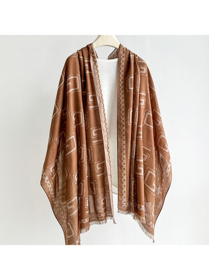 Scarvii - Summer Huiwen Pattern Wrap Scarf