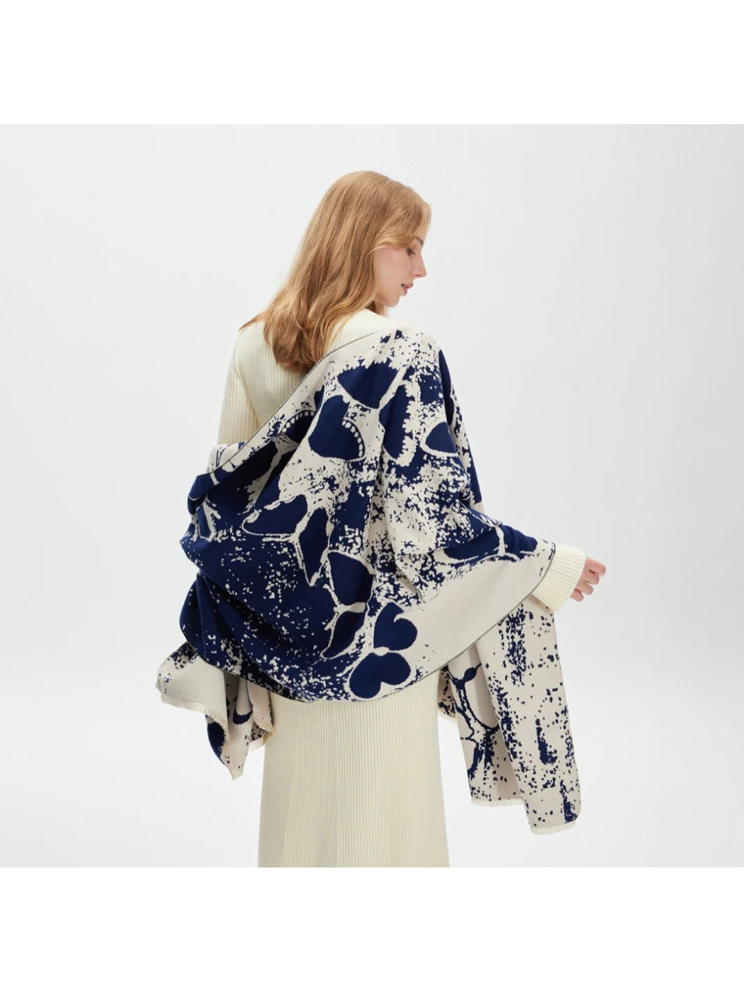 Scarvii - Abstract Butterfly Reversible Scarf