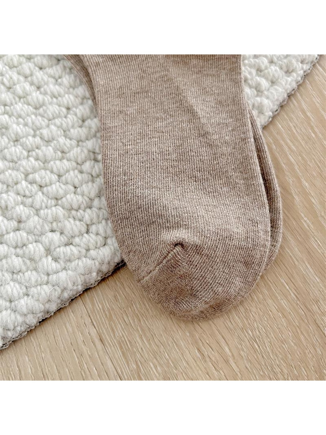Rufia - Retro Bow Ruffle Cuff Crew Socks